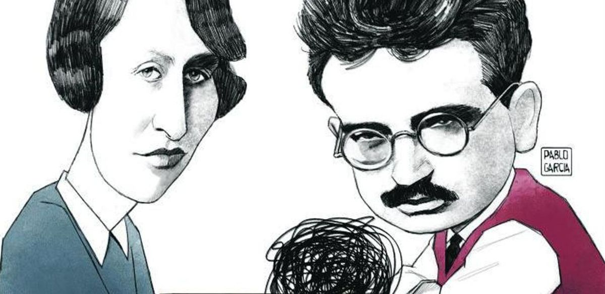 Dora Sophie Pollack y Walter Benjamin. Dora Sophie Pollack y Walter Benjamin.