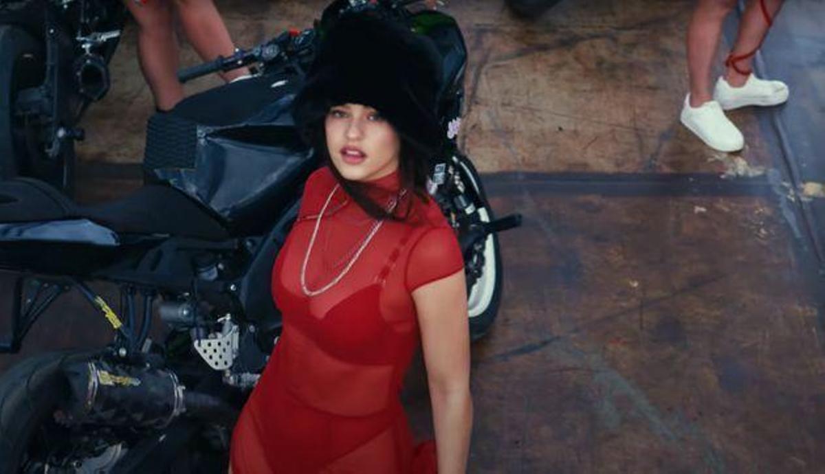 Rosalía en el videoclip de ’Saoko’. 