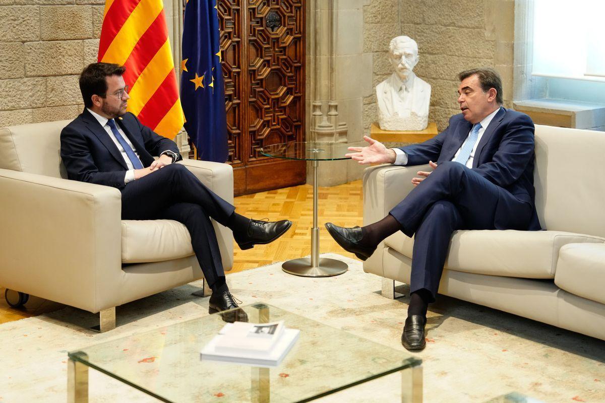 Aragonès reconduce las relaciones de Cataluña con Europa tras la DUI