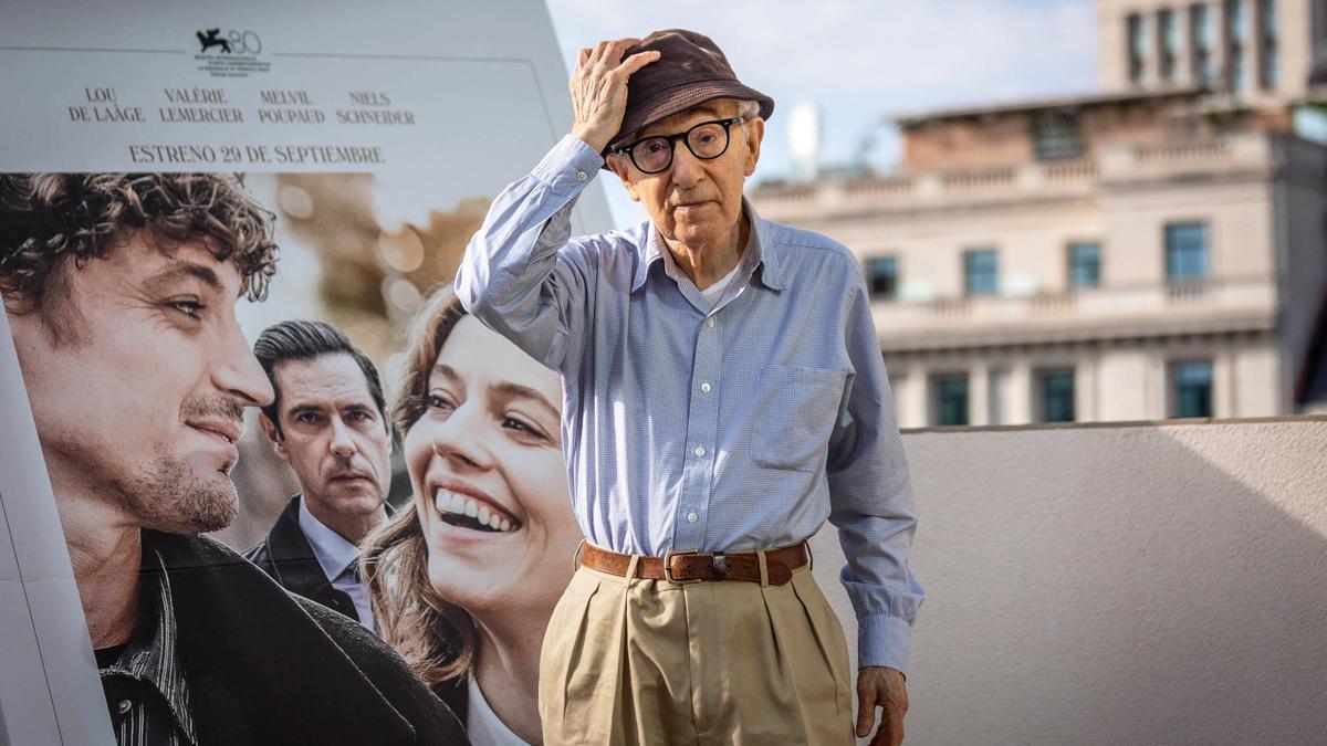 Woody Allen, en Barcelona para presentar Golpe de suerte. Woody Allen, en Barcelona para presentar Golpe de suerte.