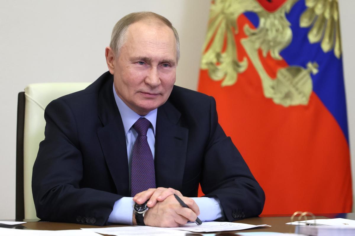 El presidente ruso, Vladímir Putin, durante un acto en Moscú.