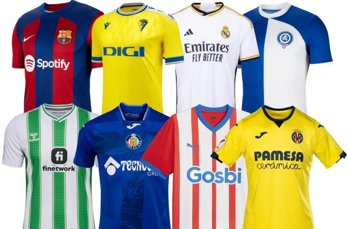 CAMISETAS FÚTBOL Así son todas camisetas de LaLiga 2022/23: diseños, patrocinadores y precios | El Periódico España