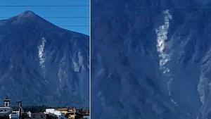 El derrumbe en El Teide no está relacionado con la sismicidad reciente: "Cualquier soplo de viento es más fuerte"