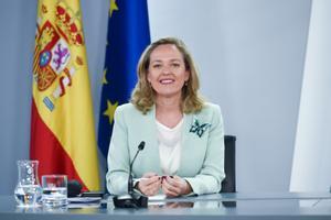 La vicepresidenta primera y ministra de Asuntos Económicos y Transformación Digital del Gobierno de España, Nadia Calviño.