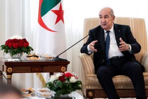 Argel, 30 de marzo de 2022.- Abdelmadjid Tebboune, presidente de Argelia