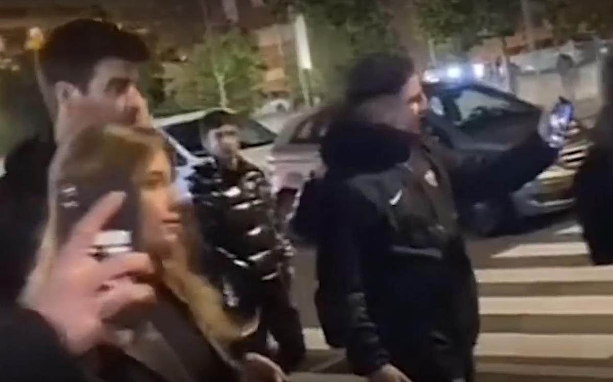 El momento en el que Gerard Piqué y Clara Chía son expulsados de un restaurante en Barcelona