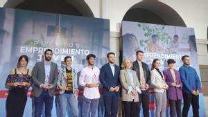 Los ganadores de la I edición de los ’Premios Emprendimiento Joven’ otorgados por la Comunidad de Madrid. 
