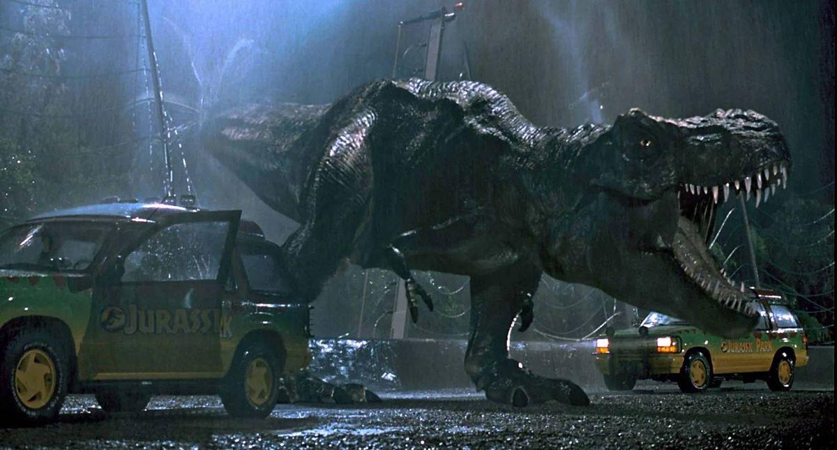 Fotograma de ’Parque Jurásico’, de Steven Spielberg (1993).