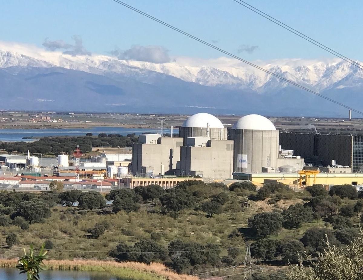La central nuclear de Almaraz, en Cáceres. 