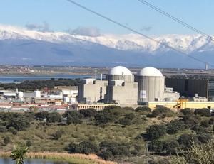 La central nuclear de Almaraz, en Cáceres. 
