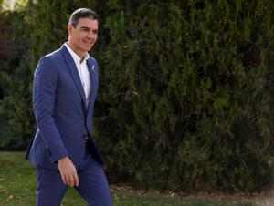 El presidente del Gobierno, Pedro Sánchez