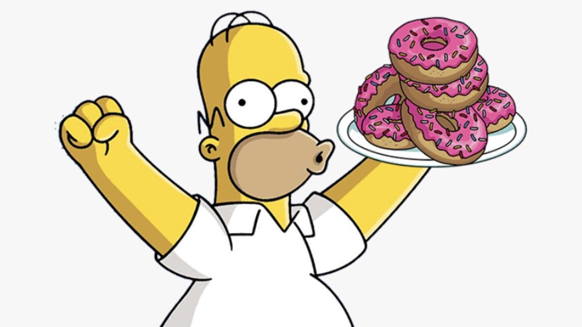 Los míticos donuts que vuelven loco a Homer Simpson.