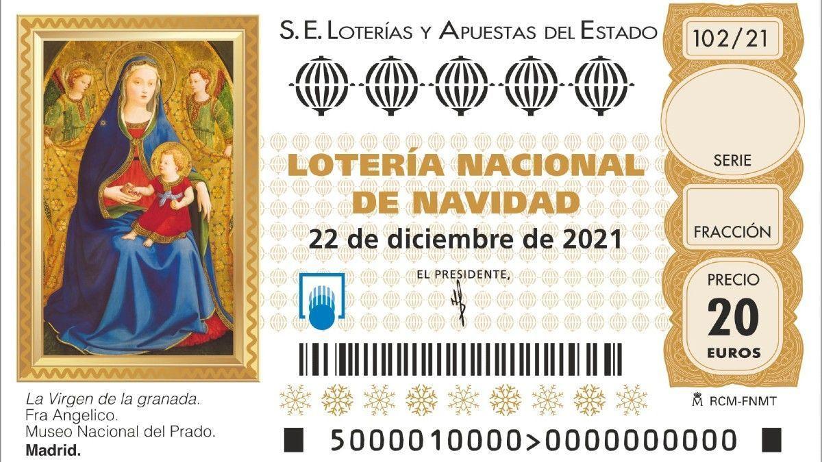 Qué imagen llevan los décimos de la Lotería de Navidad 2022