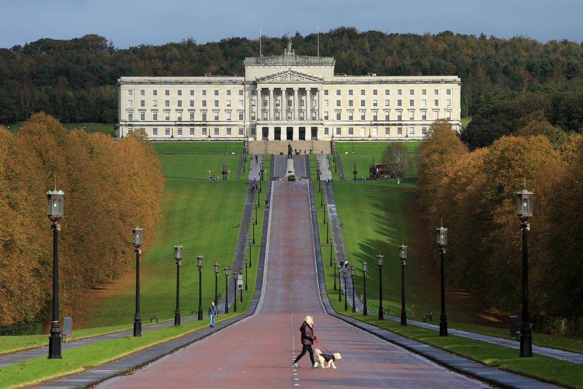 Vista general del Parlamento de Irlanda del Norte.