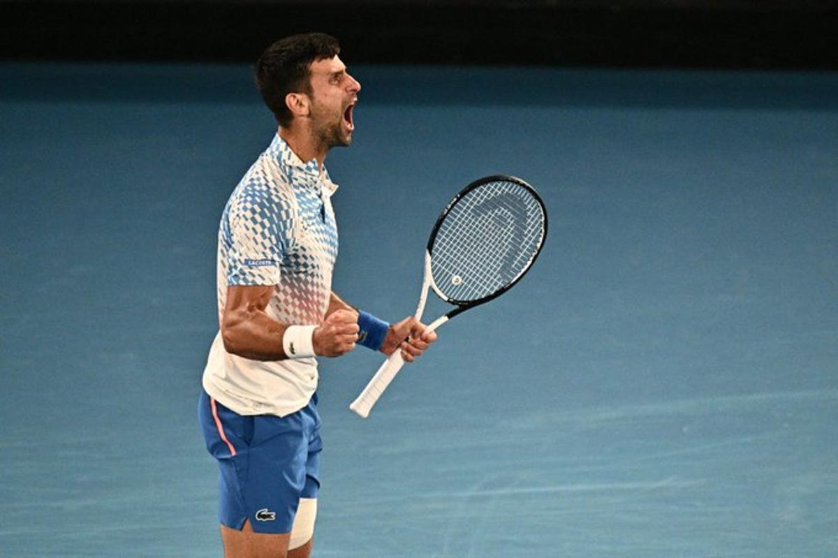 Djokovic, a dos partidos de igualar el récord de los 22 Grand Slams de Nadal tras fulminar a Rublev