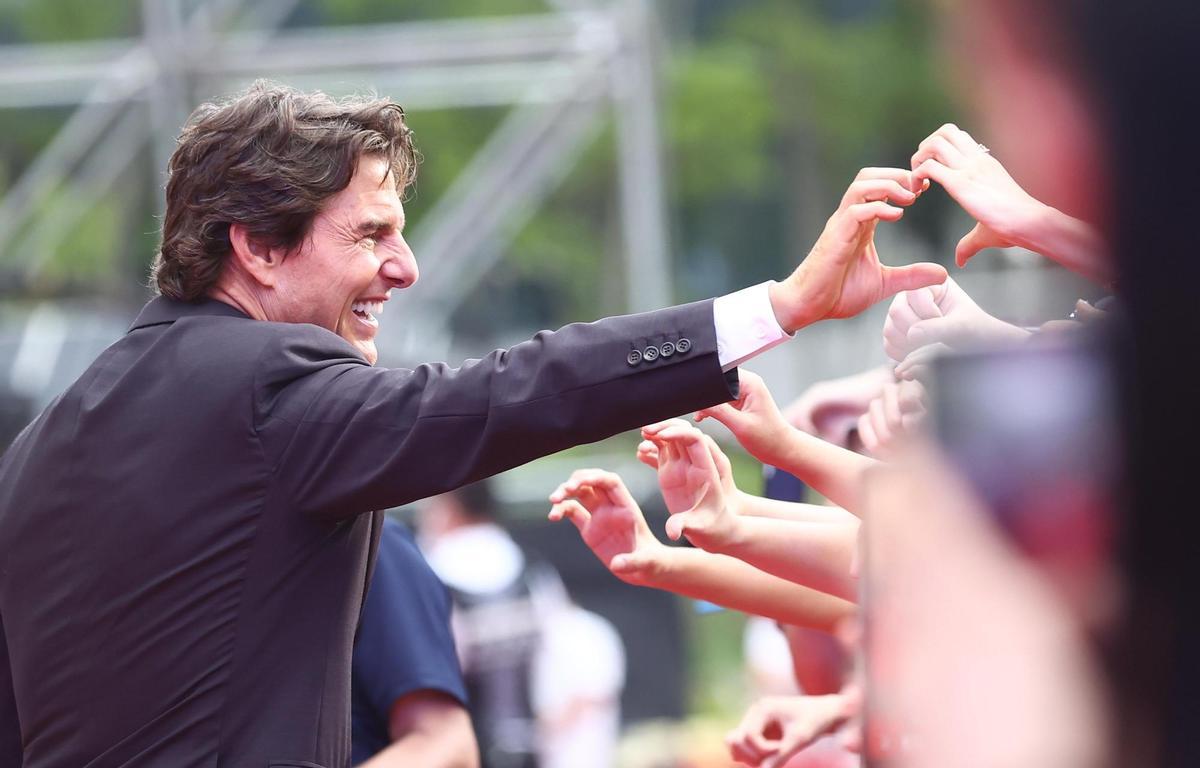 Tom Cruise visita Barcelona como invitado sorpresa de la feria CineEurope
