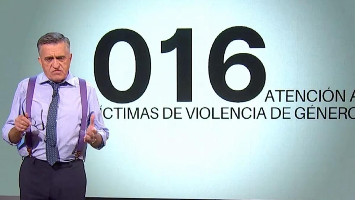 Wyoming, tajante contra Vox en 'El intermedio': "La violencia de género no es opinable ni cuestionable" Wyoming, tajante contra Vox en 'El intermedio': "La violencia de género no es opinable ni cuestionable"