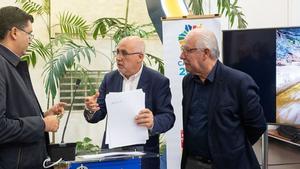 Miguel Ángel Pérez, Antonio Morales y Miguel Hidalgo.