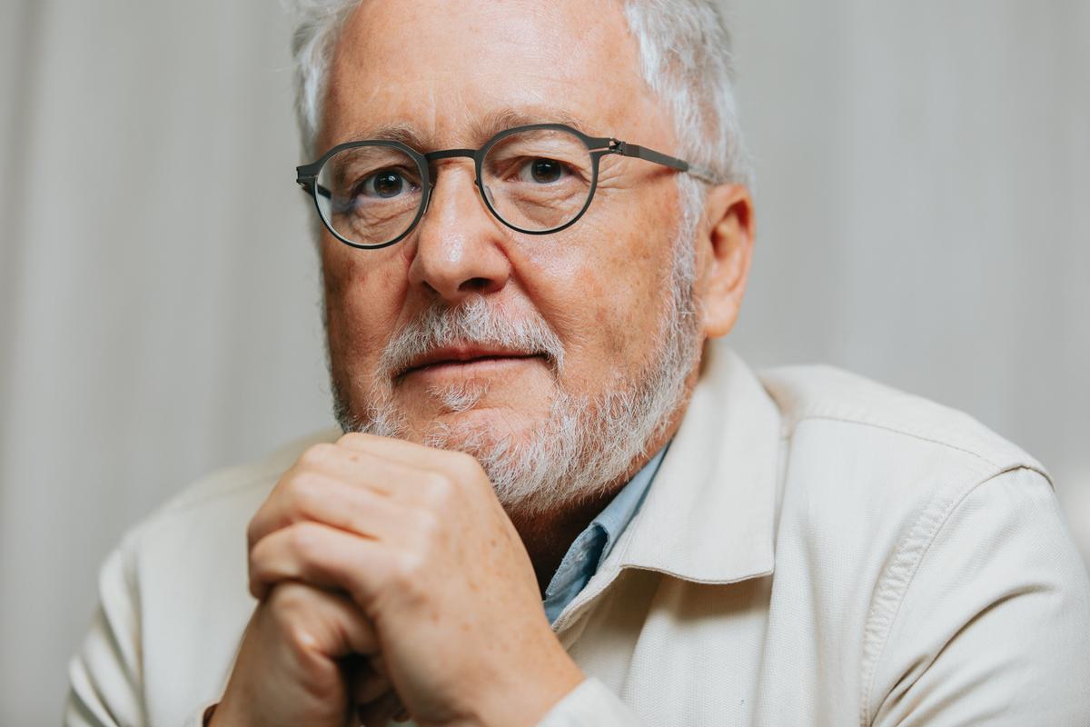 El escritor colombiano Héctor Abad Faciolince, fotografiado en Madrid