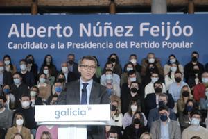 Feijóo presenta su candidatura para presidir el PP con más de 55.000 avales