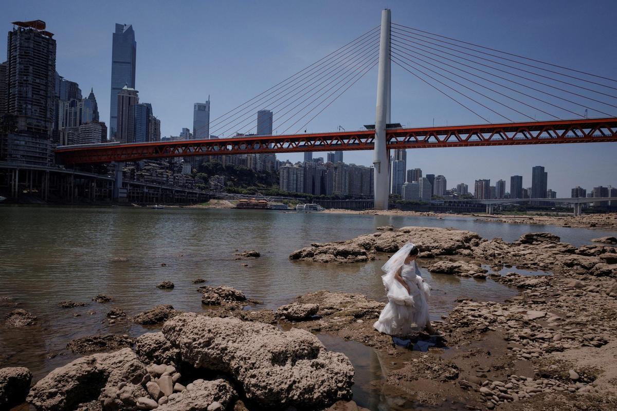 China sufre también los estragos del calor y la sequía
