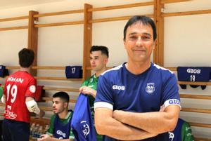 El entrenador del Osasuna Magna Xota, Imanol Arregui.