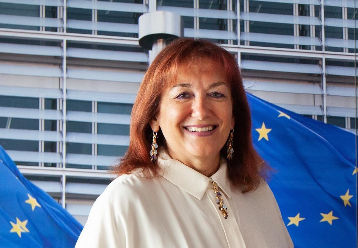 La vicepresidenta y comisaria europea para Democracia y Demografía, Dubravka Šuica.