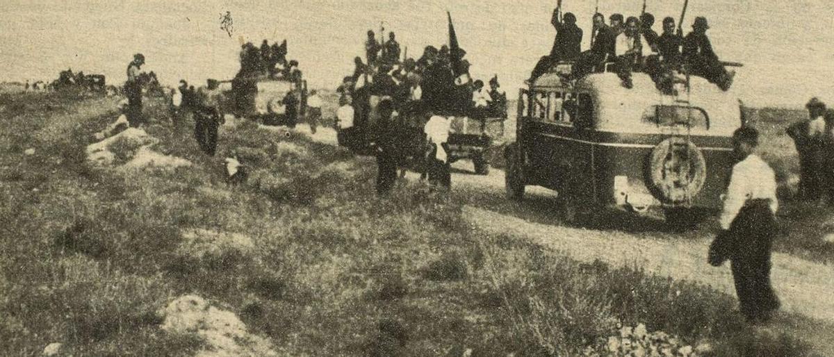 Una fotografía tomada por Ana María Martínez Sagi durante la Guerra Civil Española. 