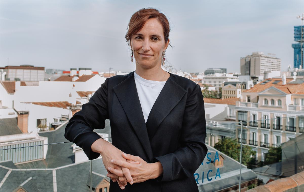 Mónica García, candidata de Más Madrid a la Asamblea de Madrid.