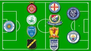 Los clubes del City Football Group.