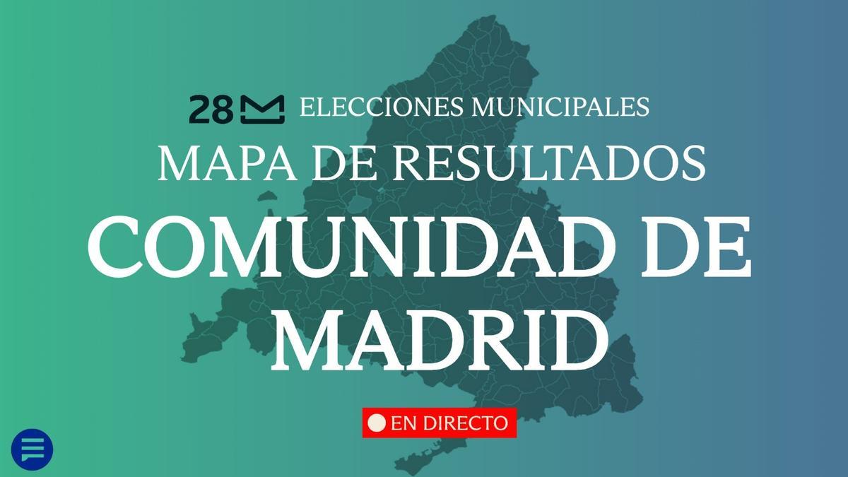 Resultados en directo: elecciones municipales en Comunidad de Madrid