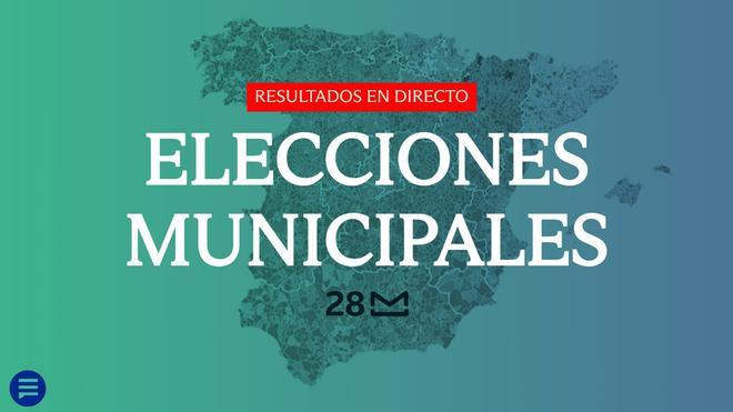 El escrutinio del 28M, en directo: mapa de los resultados en todos los municipios