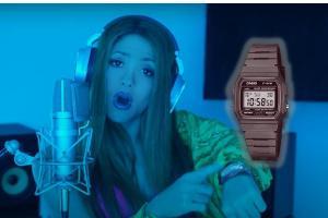 Shakira y el reloj Casio.