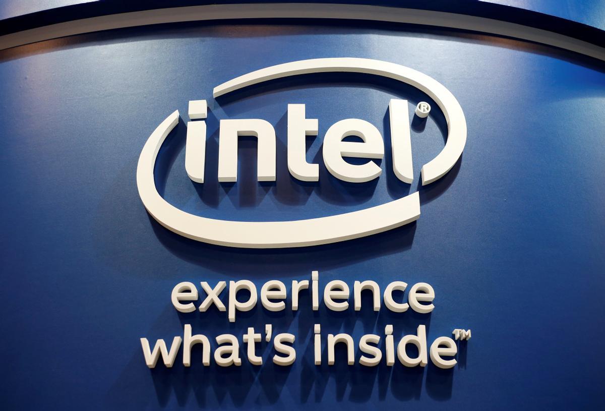 Logo de Intel. Logo de Intel.