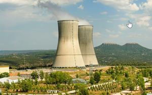 La central nuclear de Trillo, en Guadalajara. 