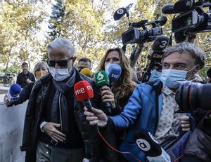 Marcos Benavent, autodenominado ’yonqui del dinero’, a su llegada a los juzgados de Valencia el pasado 27 de octubre.
