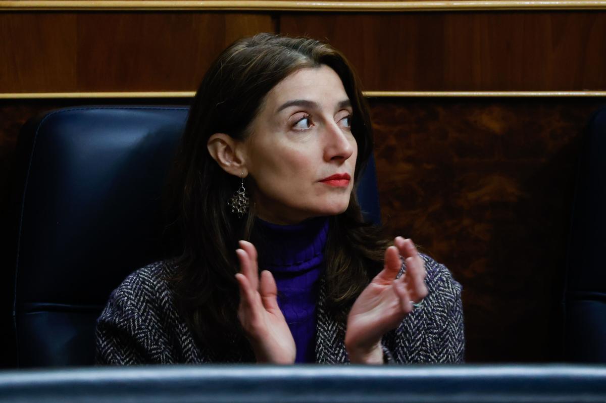 Pilar Llop, la ministra de Justicia de sesión de control al Gobierno. EFE