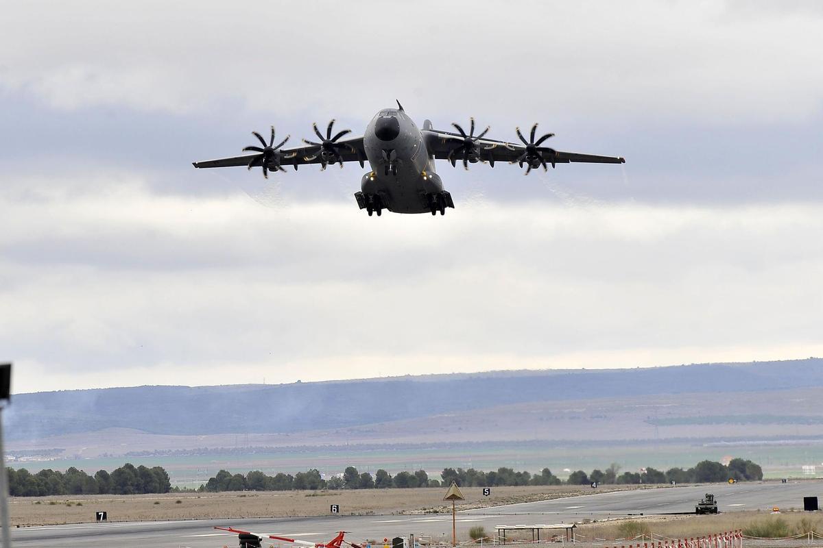 Imagen de un avión del Ejército del Aire español Imagen de un avión del Ejército del Aire español