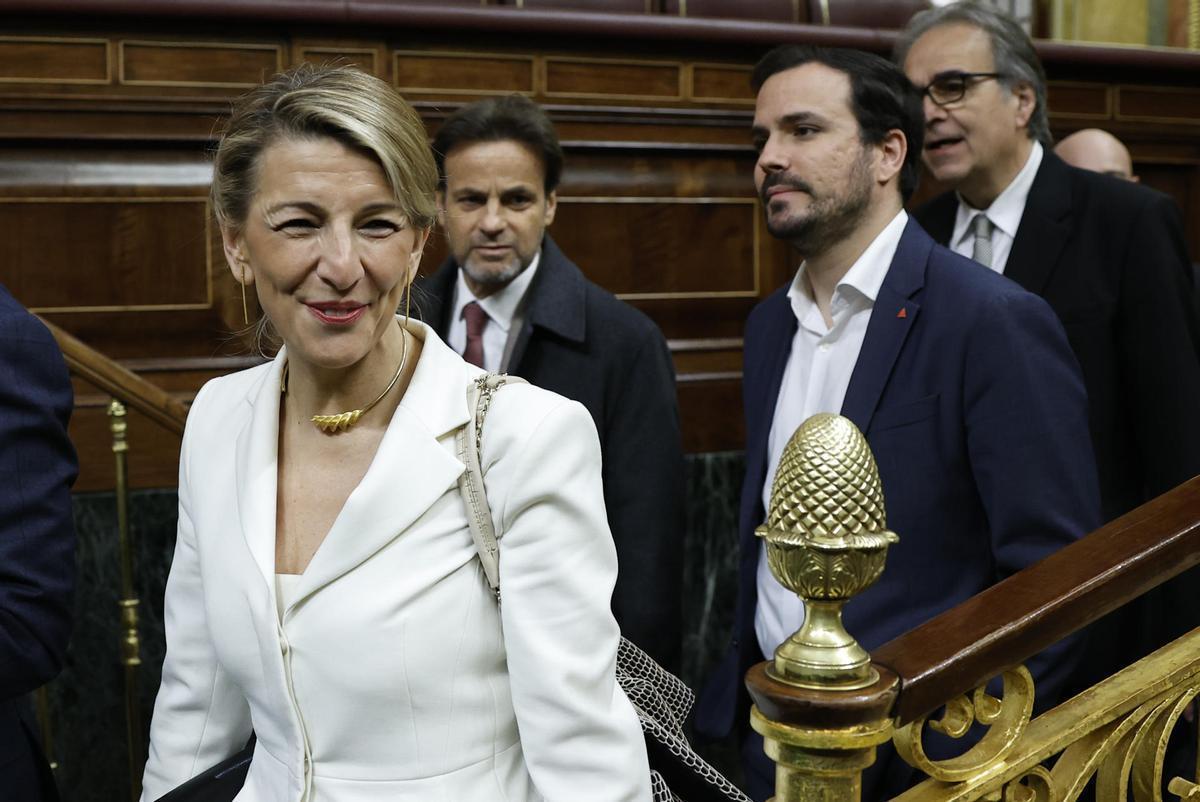Yolanda Díaz, en el Congreso. Yolanda Díaz, en el Congreso.