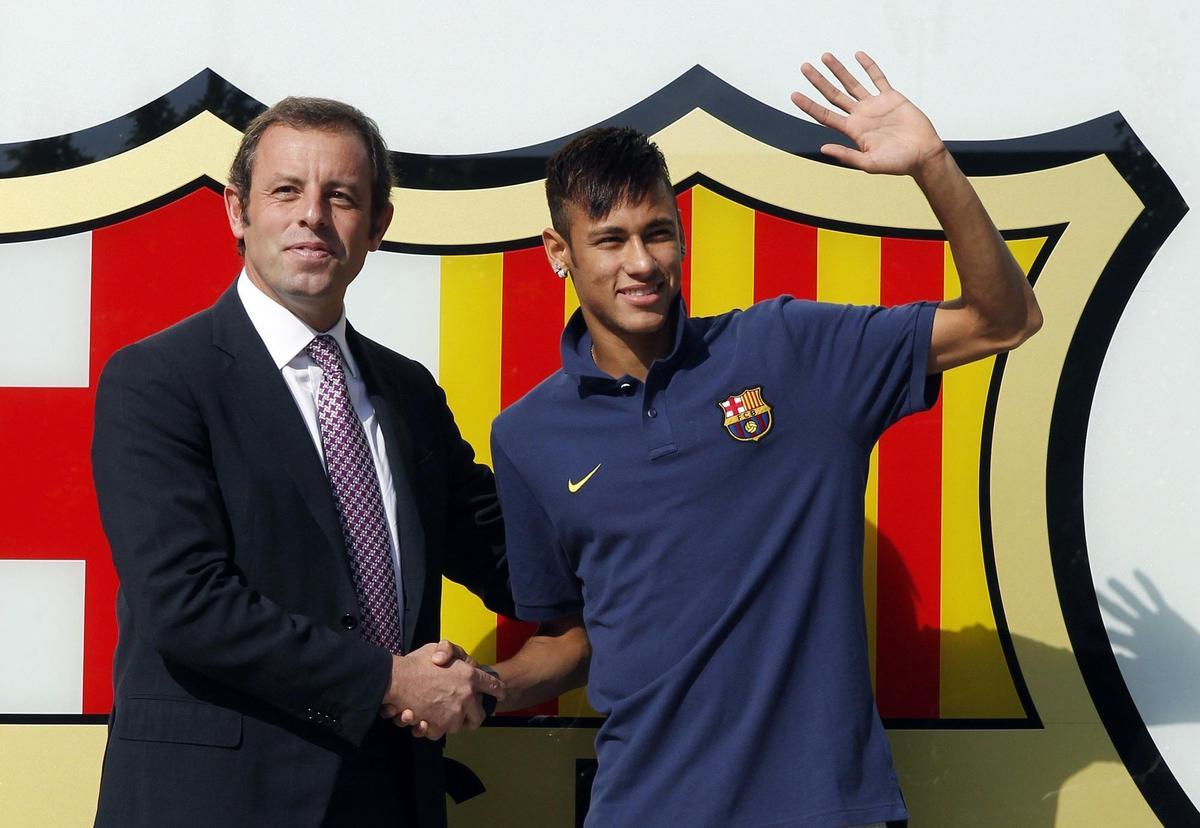 Neymar, Rosell y Bartomeu, a juicio por el fichaje del brasileño por el Barcelona