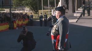 Ceremonia de despedida por pase al retiro del teniente general de la Guardia Civil Pedro Vázquez Jarava.
