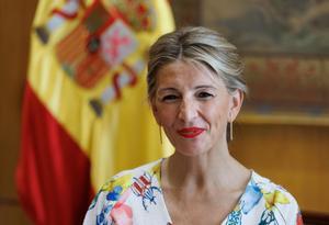 La vicepresidenta segunda del Gobierno y ministra de Trabajo y Economía Social y líder de la coalición Sumar, Yolanda Díaz, en una imagen de archivo.