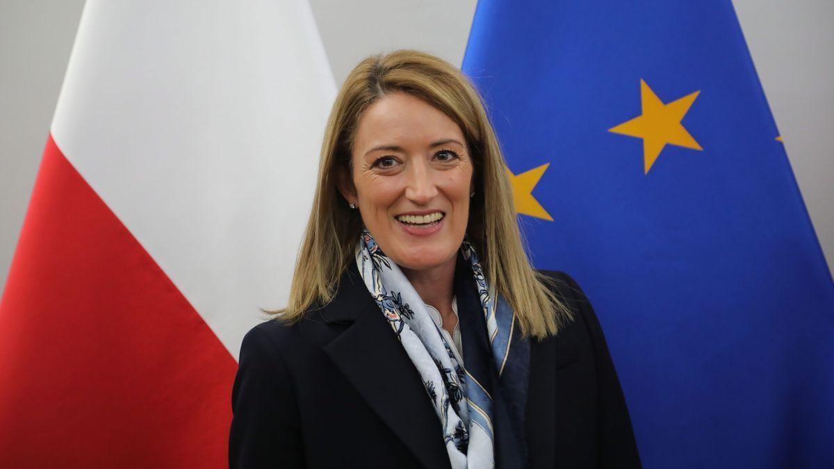 La eurodiputada maltesa Roberta Metsola, principal candidata a ser nueva presidenta de la Eurocámara