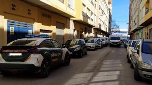 La calle de Sueca en la que ha ocurrido el suceso.