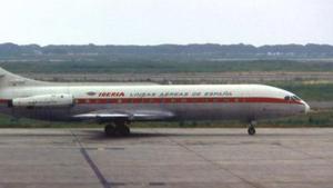 El Caravelle de Iberia ATV que realizó el fatal vuelo el 7 de enero de 1972.