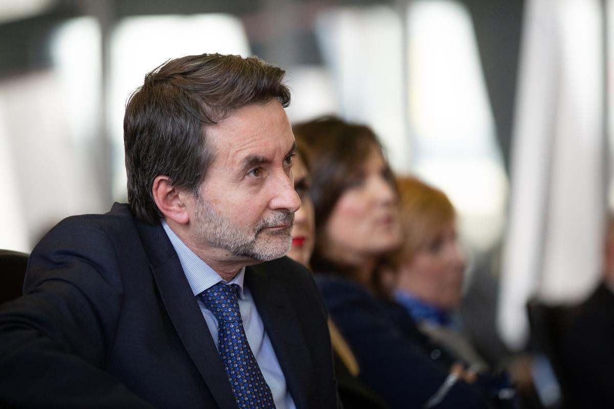  El consejero delegado de Repsol, Josu Jon Imaz, durante la clausura de una jornada en Vitoria a 16 de enero de 2020.