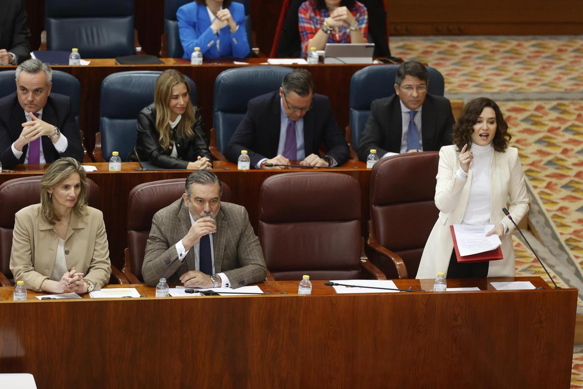 Isabel Díaz Ayuso en la Asamblea de Madrid. Isabel Díaz Ayuso en la Asamblea de Madrid.