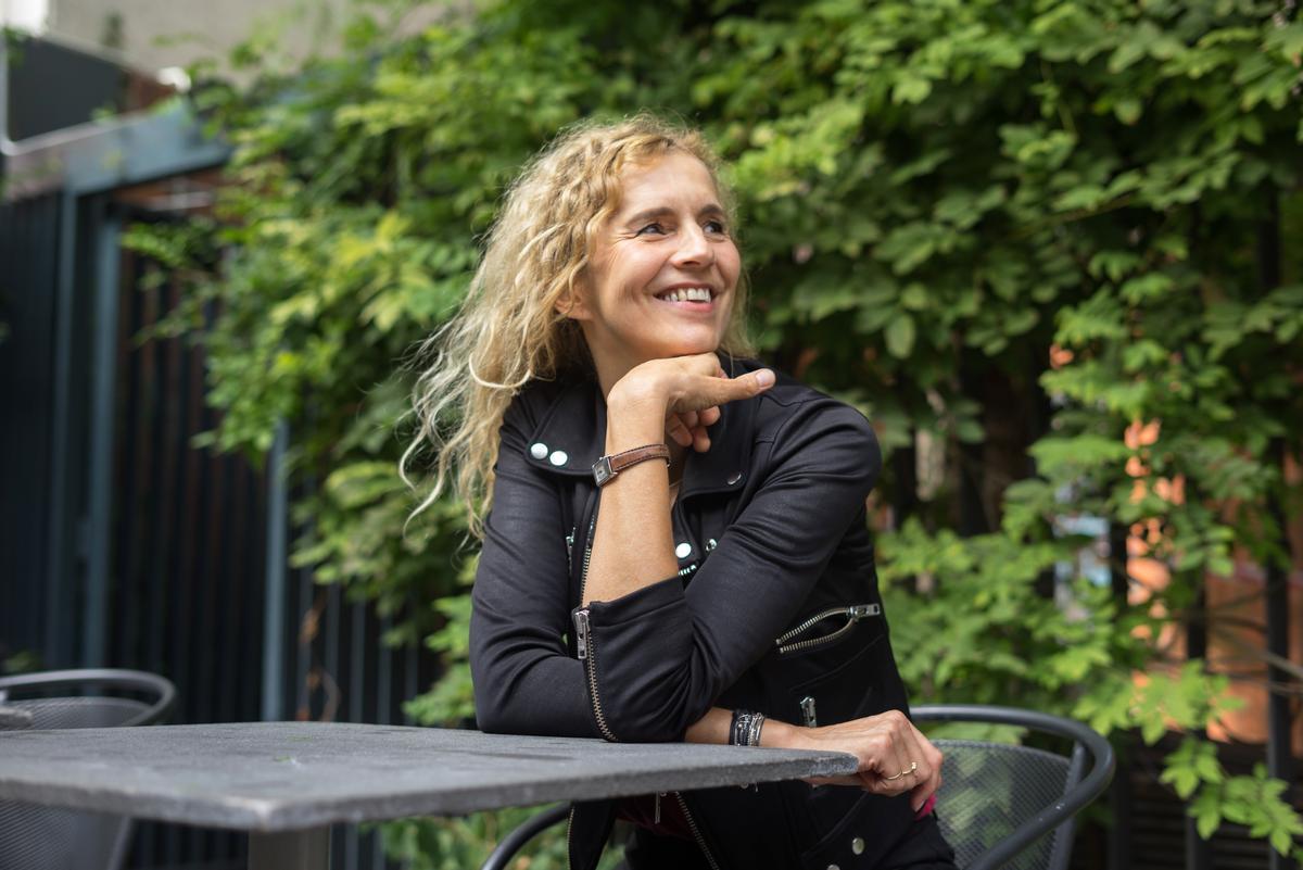 La escritora francesa Delphine de Vigan La escritora francesa Delphine de Vigan