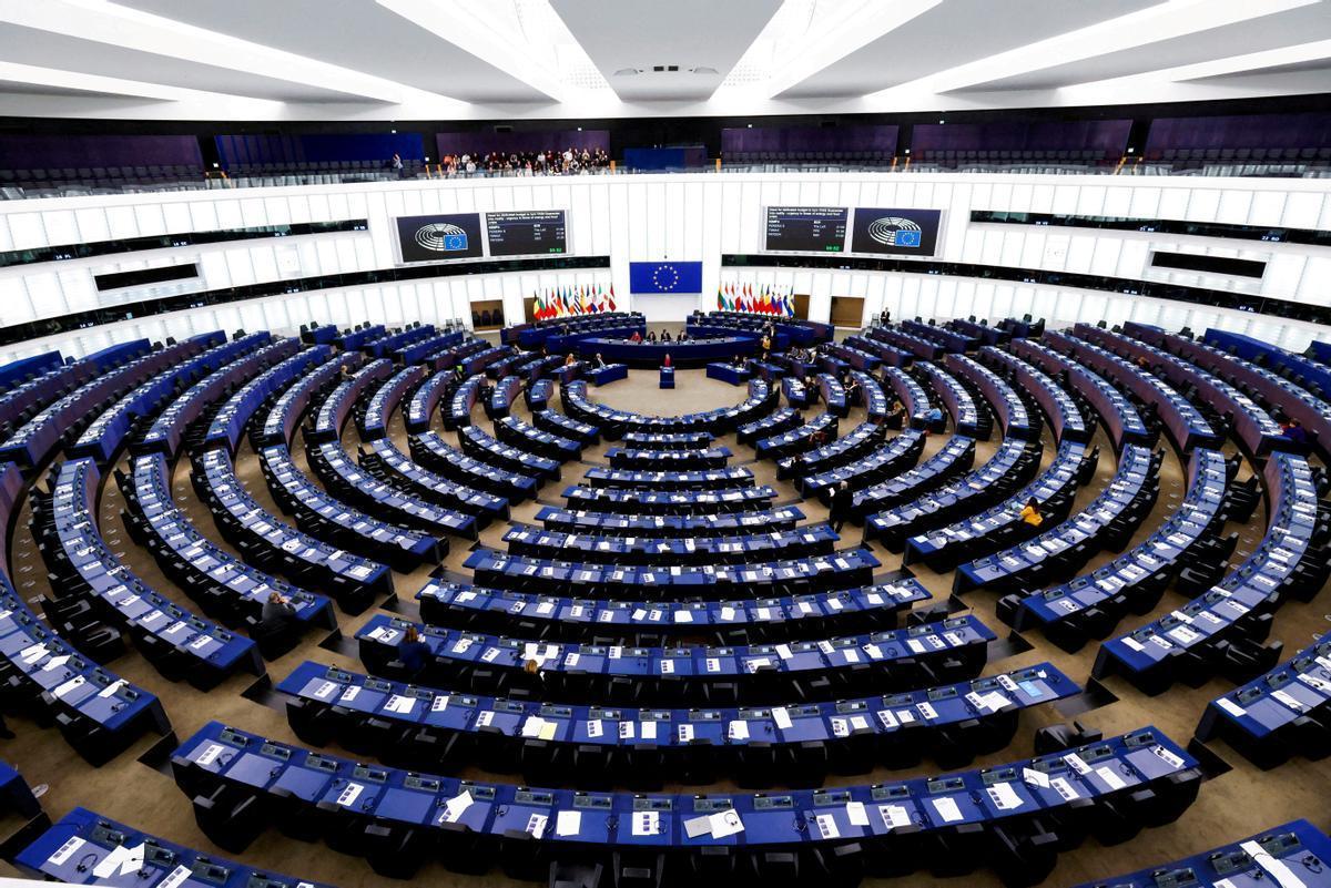 Una sesión en el Parlamento Europeo, en Estrasburgo.