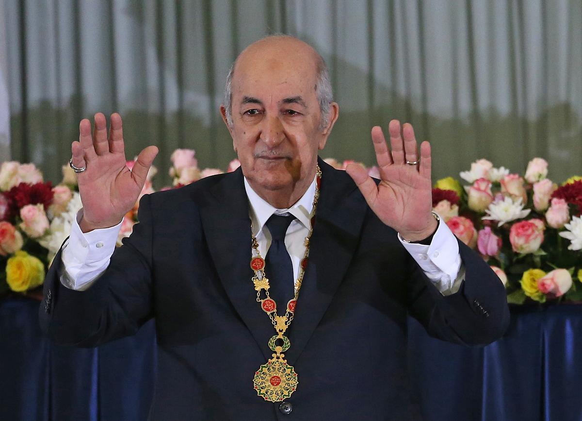 El presidente argelino Abdelmayid Tebboune